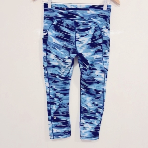 Lululemon Speed Up Crop 21" Tidal Multi 6 - Picture 11 of 15
